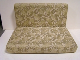 USED RV/MOTORHOME FURNITURE GREEN IVY/LEAF DINETTE CUSHION SET FOR SALE