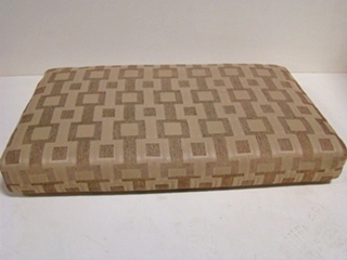 USED RV/MOTORHOME FURNITURE TAN/KHAKI MULTI BLOCK DINETTE CUSHION (ONLY) FOR SALE