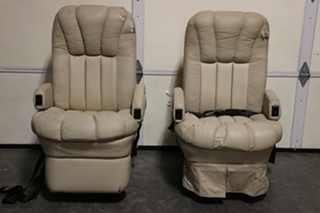 USED MOTORHOME FLEXSTEEL CAPTAIN CHAIR SET FOR SALE