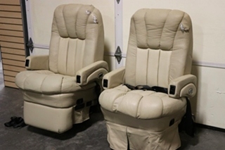 USED MOTORHOME FLEXSTEEL CAPTAIN CHAIR SET FOR SALE