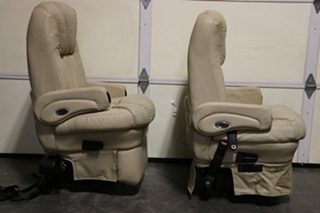 USED MOTORHOME FLEXSTEEL CAPTAIN CHAIR SET FOR SALE