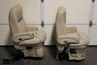 USED MOTORHOME FLEXSTEEL CAPTAIN CHAIR SET FOR SALE