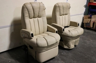 USED MOTORHOME FLEXSTEEL CAPTAIN CHAIR SET FOR SALE