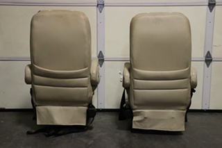 USED MOTORHOME FLEXSTEEL CAPTAIN CHAIR SET FOR SALE