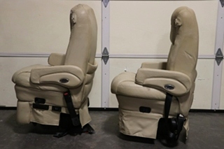 USED MOTORHOME FLEXSTEEL CAPTAIN CHAIR SET FOR SALE