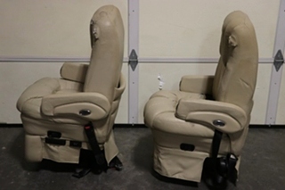 USED MOTORHOME FLEXSTEEL CAPTAIN CHAIR SET FOR SALE