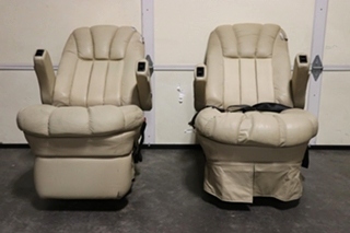 USED MOTORHOME FLEXSTEEL CAPTAIN CHAIR SET FOR SALE