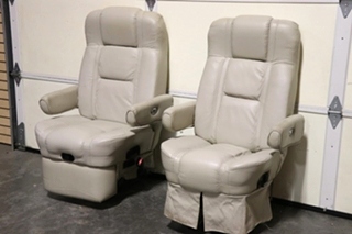 USED RV/MOTORHOME FLEXSTEEL CAPTAIN CHAIR SET FOR SALE