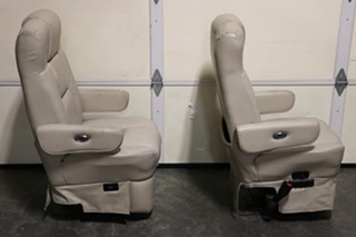 USED RV/MOTORHOME FLEXSTEEL CAPTAIN CHAIR SET FOR SALE