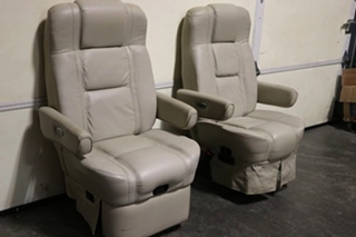 USED RV/MOTORHOME FLEXSTEEL CAPTAIN CHAIR SET FOR SALE