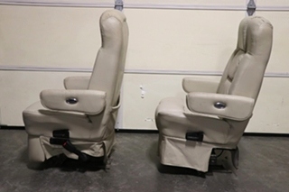 USED RV/MOTORHOME FLEXSTEEL CAPTAIN CHAIR SET FOR SALE