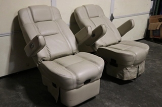 USED RV/MOTORHOME FLEXSTEEL CAPTAIN CHAIR SET FOR SALE