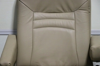 USED MOTORHOME VINYL TAN CAPTAIN CHAIR SET FOR SALE