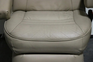 USED MOTORHOME VINYL TAN CAPTAIN CHAIR SET FOR SALE