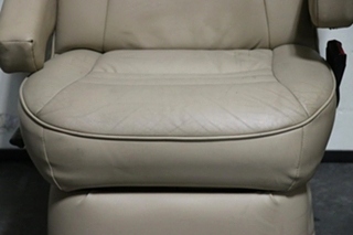 USED MOTORHOME VINYL TAN CAPTAIN CHAIR SET FOR SALE