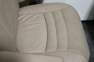 USED MOTORHOME VINYL TAN CAPTAIN CHAIR SET FOR SALE