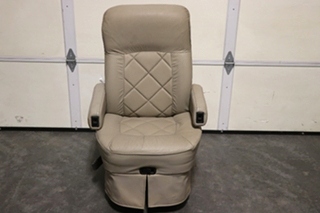 USED MOTORHOME TAN FLEXSTEEL CAPTAIN CHAIR FOR SALE