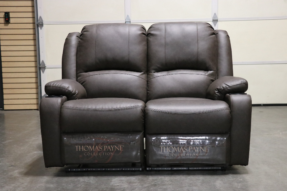 CHOCOLATE THOMAS PAYNE RECLINER LOVESEAT RV FURNITURE FOR SALE