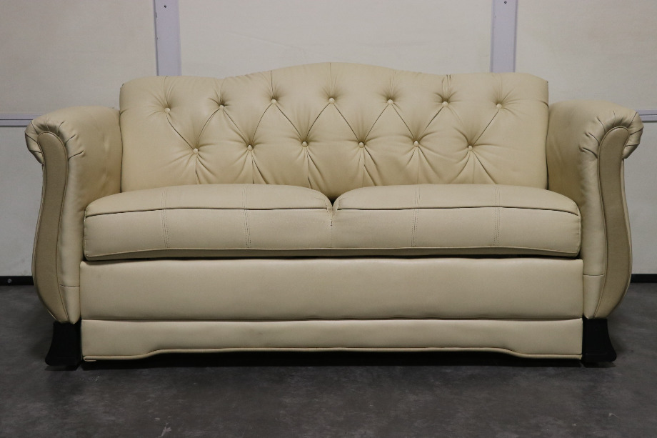 USED RV VINYL JACK KNIFE SLEEPER SOFA FOR SALE